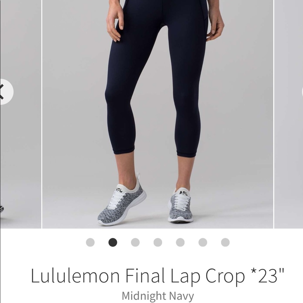 Lululemon Final Lap Crop size 8